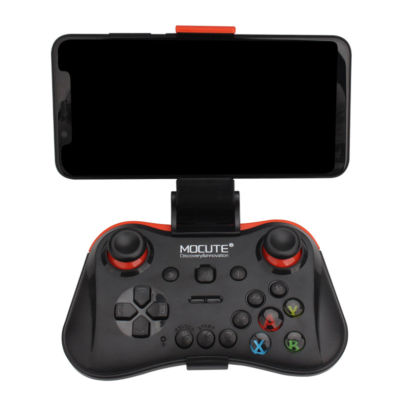MOCUTE 056 Bluetooth Wireless Game Handle Android Joystick VR Joypad Mobile Controller for PUBG Smartphone TV Box PC + Support MOCUTE 056 Bluetooth Wireless Game Handle Android Joystick VR Joypad Mobile Controller for PUBG Smartphone TV Box PC + Support